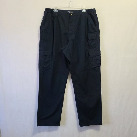 5.11 Tactical Cargo Pants Men's Size 40x34 Black Straight Leg Hunting - Picture 2 of 13